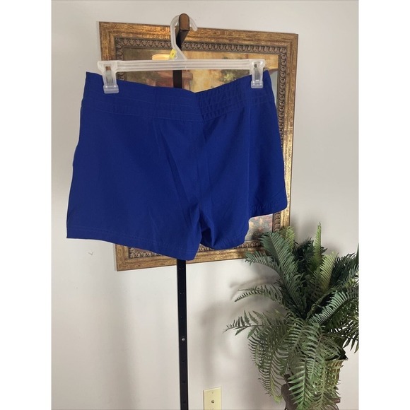 La Blanca Shorts Women's Polyester Front Grommets and Tie Navy 3" Inseam - Picture 2 of 6